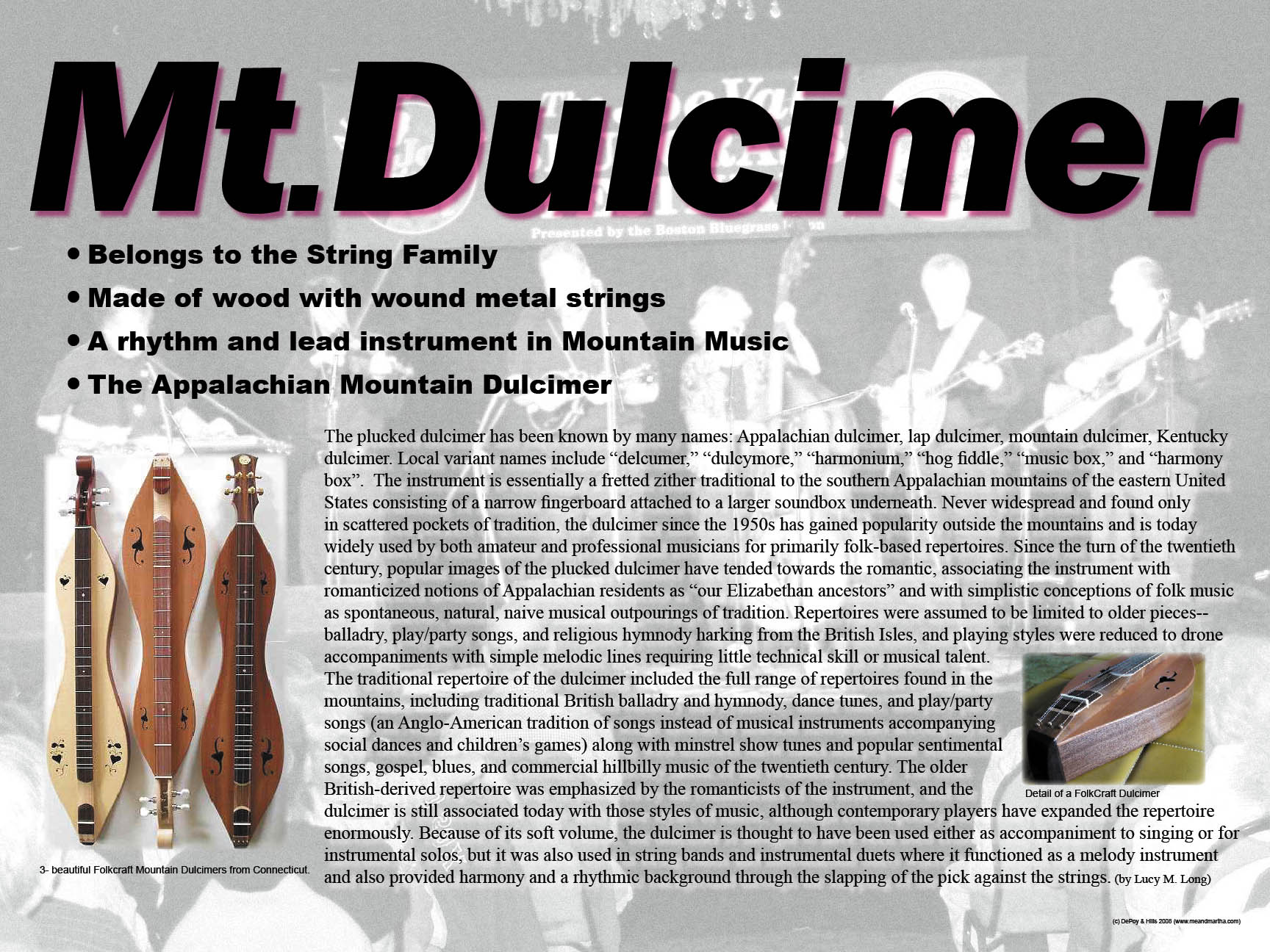 mountain dulcimer info