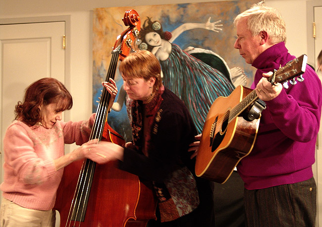 martha giving bass instructions as don looks on
